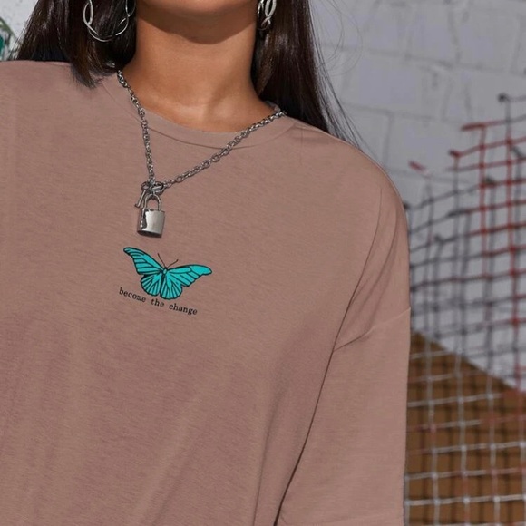 Abs the change oversized tee - Picture 1 of 2